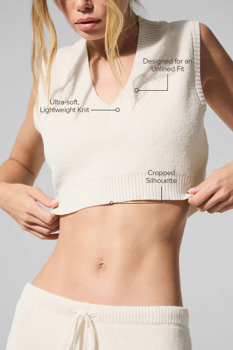 Supernatural Sweater Tank - Ivory | Alo Yoga (US)