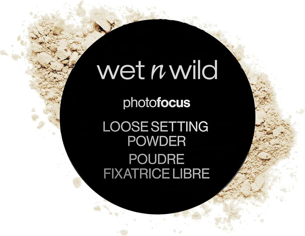 wet n wild Photo Focus Loose Baking Setting Powder, Highlighter Makeup, Fair to Medium & Tan Skin... | Amazon (US)