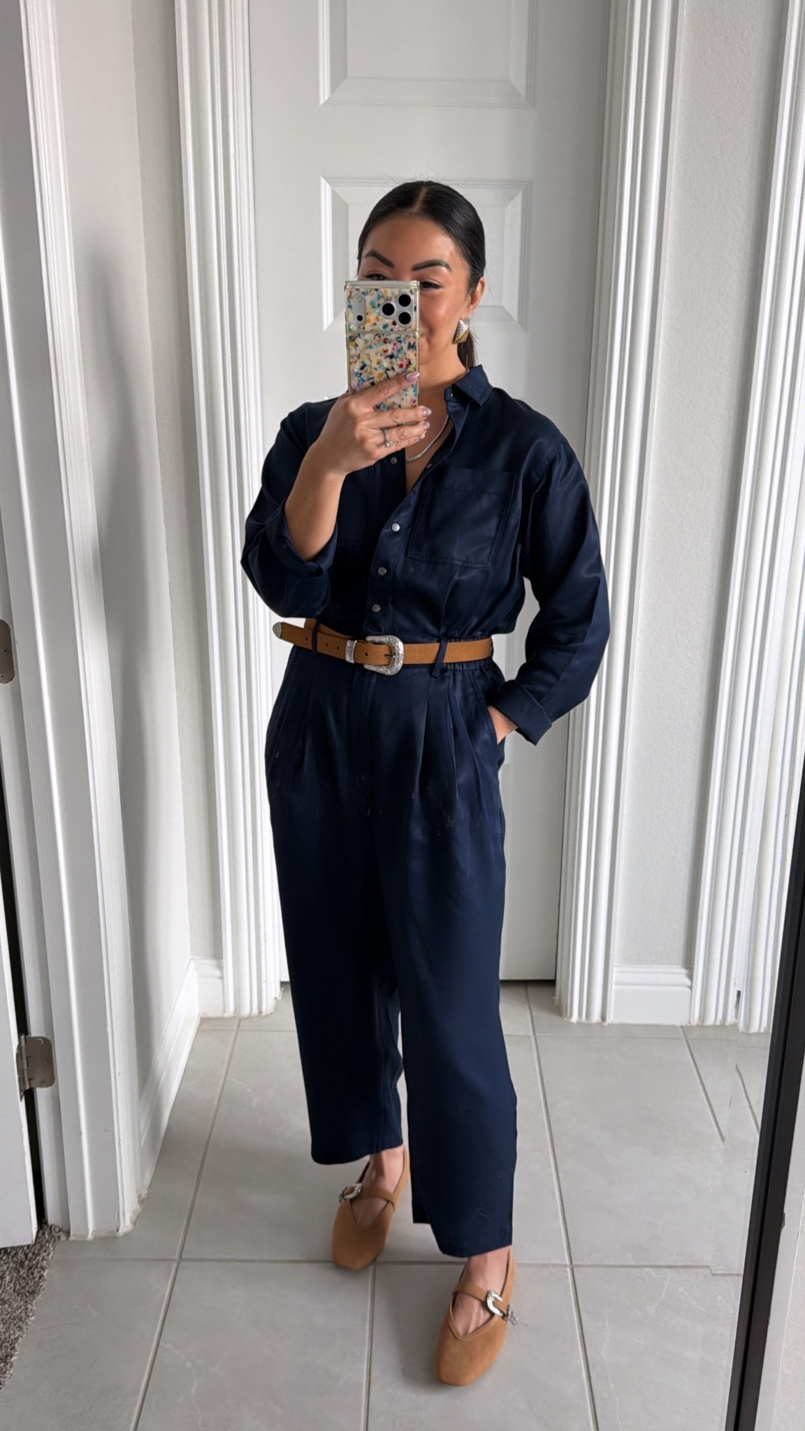 Wearing a size 2 in this jumpsuit 

#LTKOver40 #LTKmomlife #LTKootd