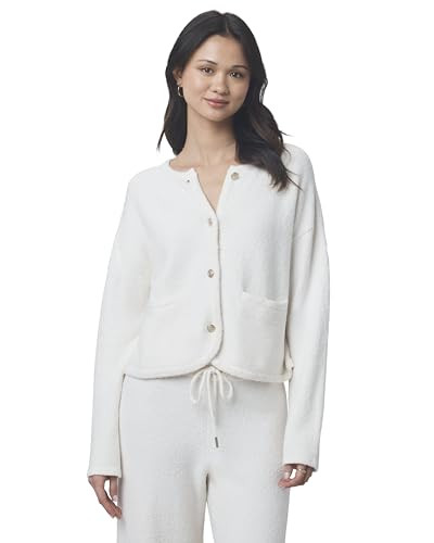 Splendid Women's x @Cellajaneblog Button Up Cardigan, Snow, S | Amazon (US)