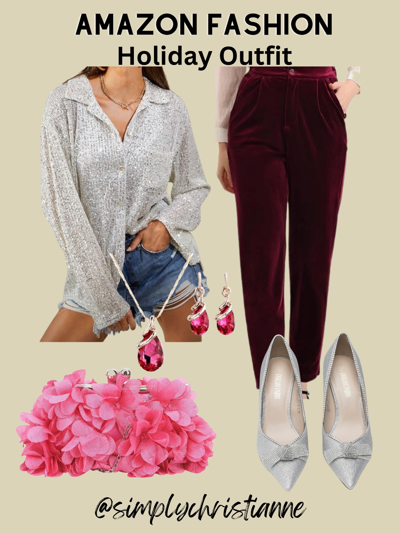 Amazon Fashion, Holiday Outfit 

#LTKHoliday #LTKstyletip #LTKfindsunder50