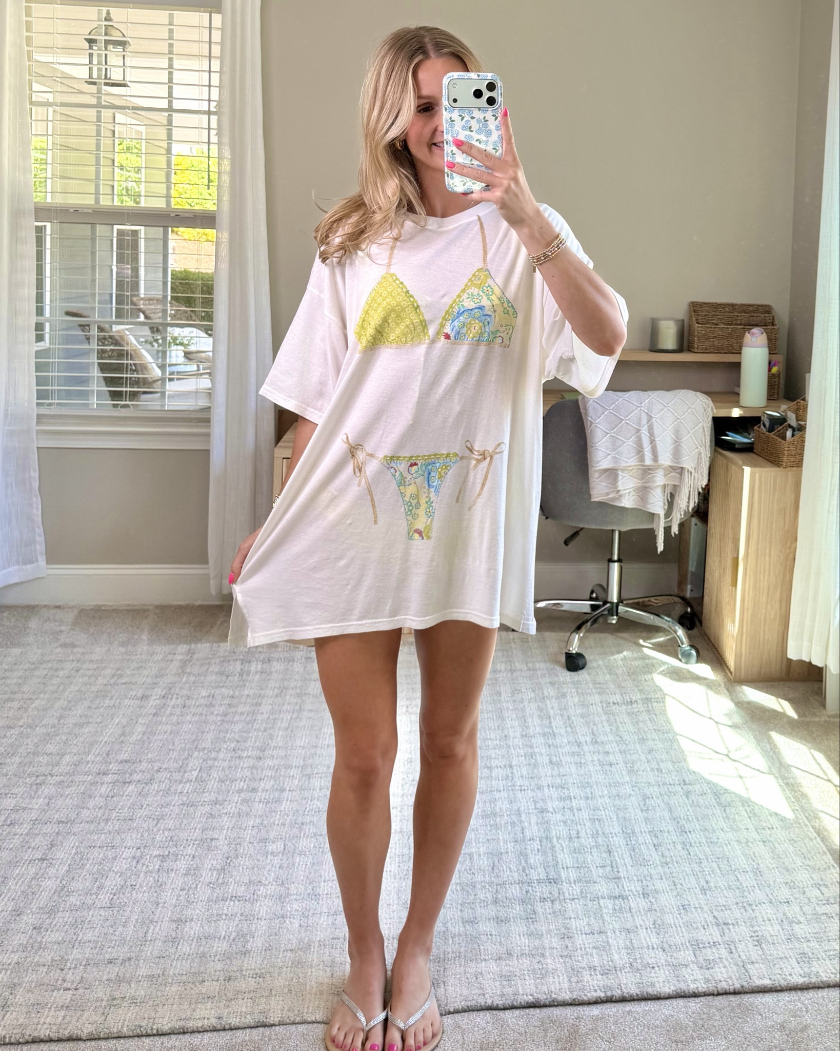 the cutest little tee making a perfect beach  coverup 👙
this is technically a sleep tee but it’s long enough to wear as a coverup (which I love)

so soft + lightweight — perfect to throw on over a bikini or with shorts

wearing an XS & I’m 5’3” for reference

Get it for 20% off right now through LTK, use code ‘LTKAERIE20’ at checkout! 


#aerie #beachcoverup #summeroutfits #vacayoutfits 

#LTKxAerie #LTKSaleAlert