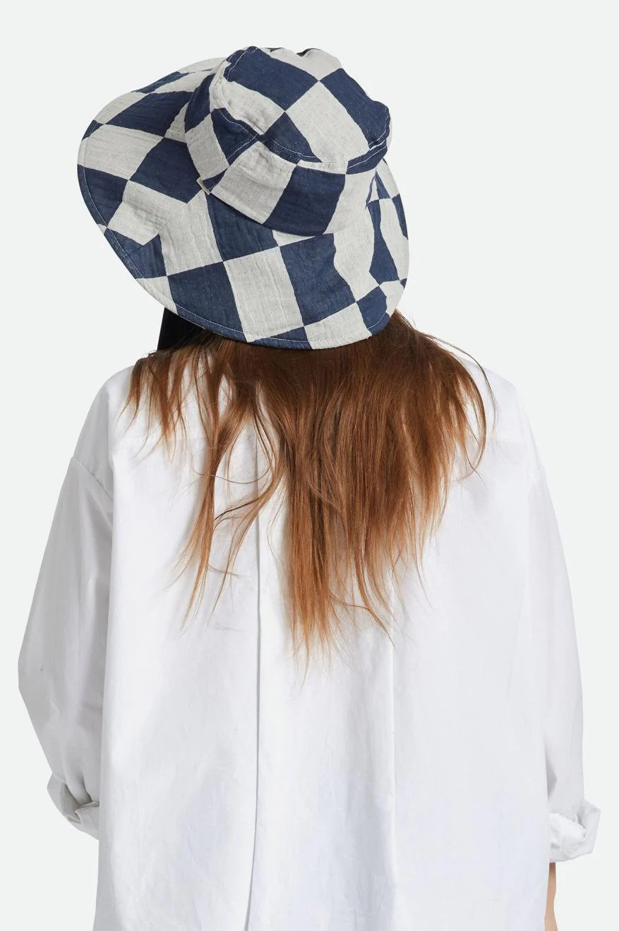 Jasper Packable Bucket Hat - Washed Navy/Whitecap | Brixton