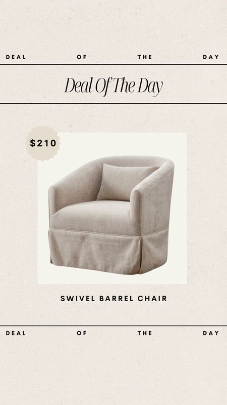 Deal of the Day - Walmart Swivel Chair!

Walmart finds, Walmart furniture, swivel chair, affordable furniture, affordable home finds, budget friendly furniture, furniture finds, home deals, Walmart deals

#LTKhome