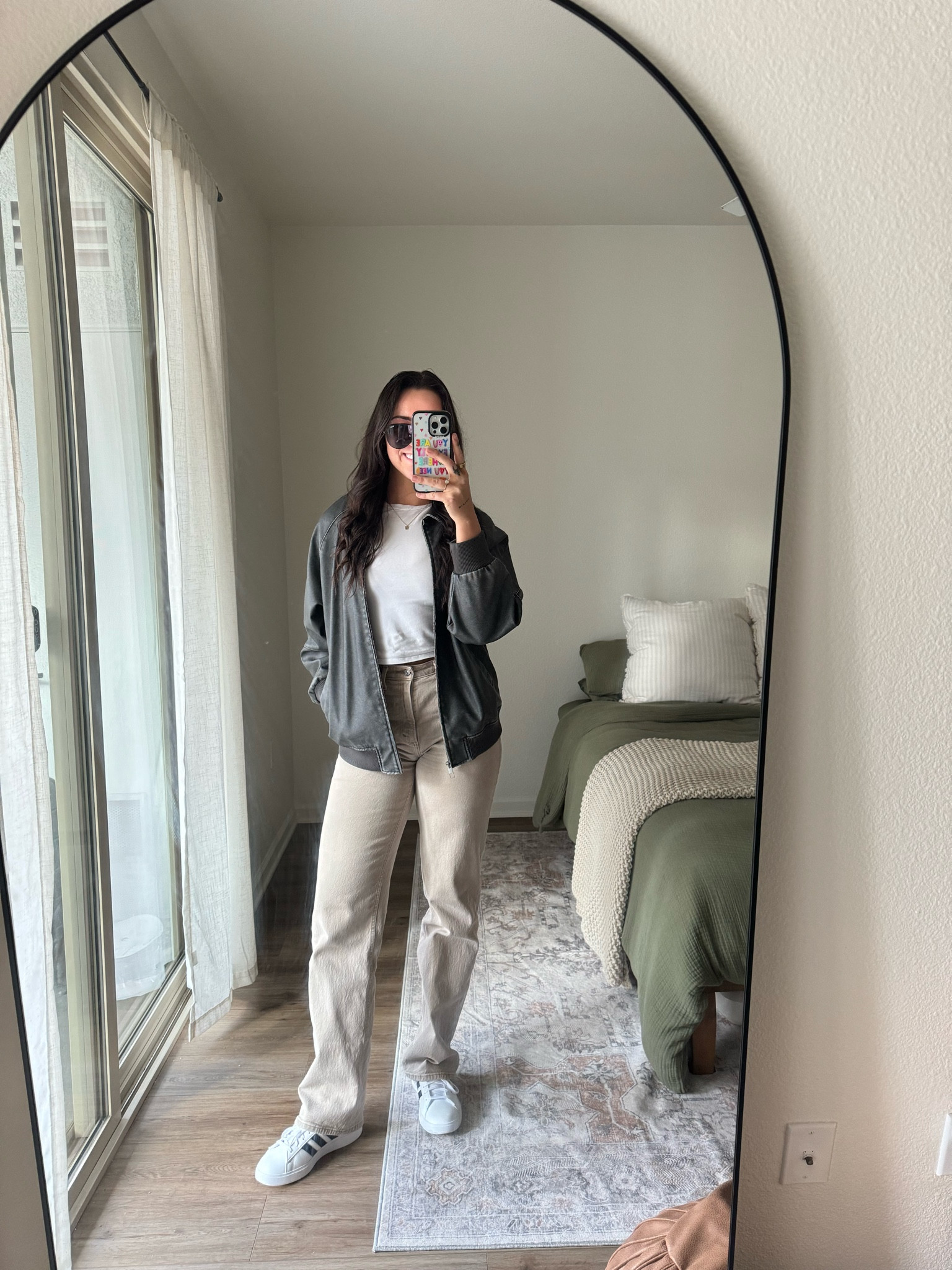 Wearing 27 length XL - jeans
Size medium (prefer small) - shirt 
Size large - jacket 

#LTKStyleTip #LTKFindsUnder50 #LTKFindsUnder100