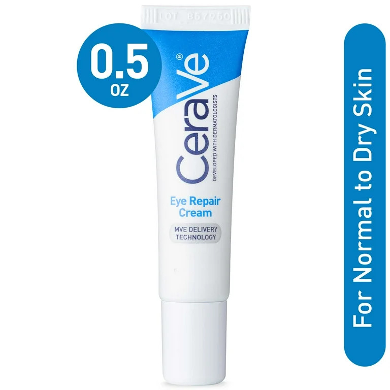 CeraVe Eye Repair Cream for Dark Circles and Puffiness for All Skin Types, 0.5 oz | Walmart (US)