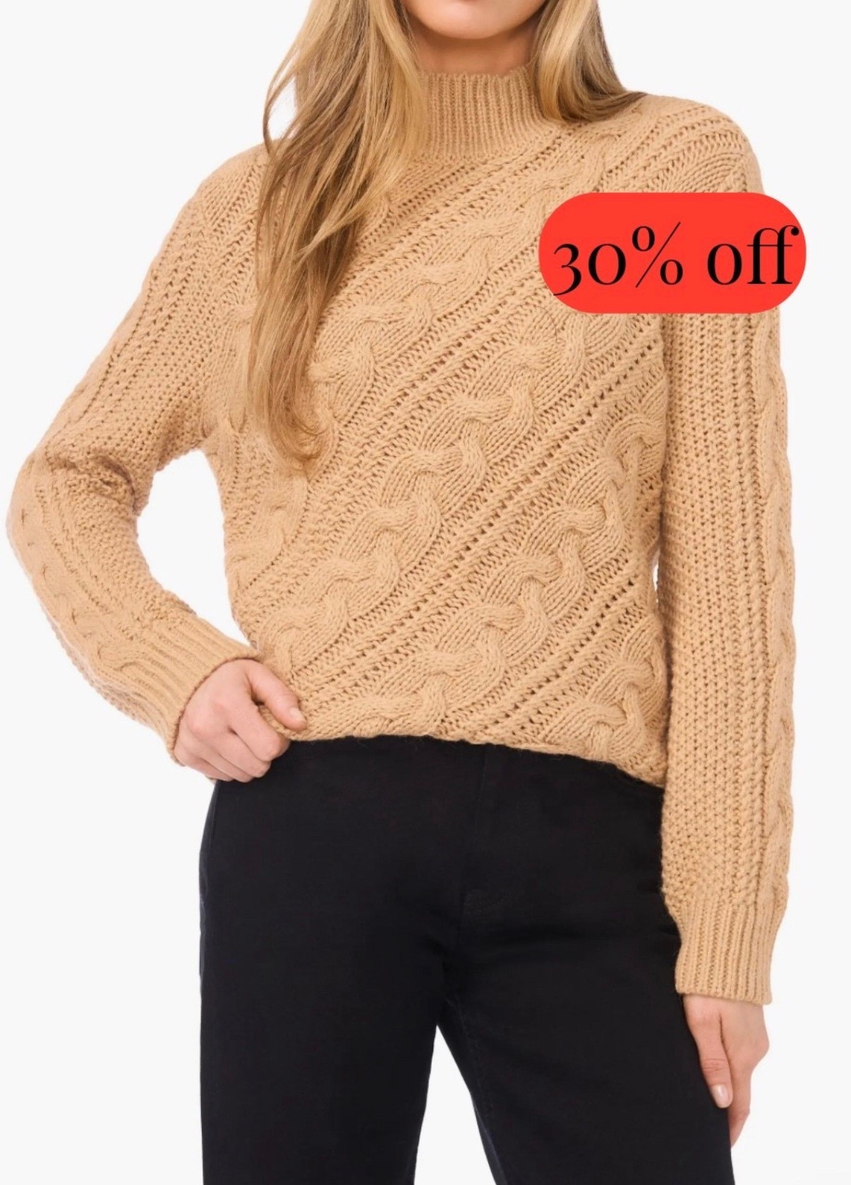 Cable knit sweater on sale
#LTKFindsUnder100 

#LTKSeasonal #LTKSaleAlert