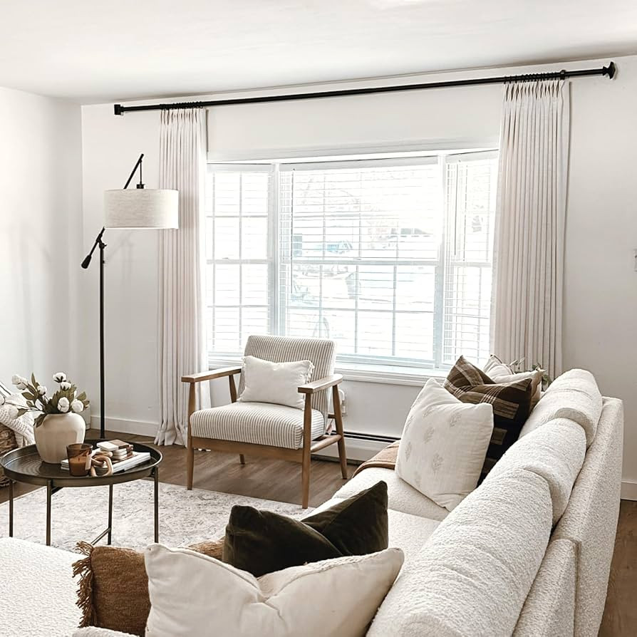 Lille Linen Custom Curtains for Living Room,Custom Curtains for Sliding Glass Door,Size Customiza... | Amazon (US)