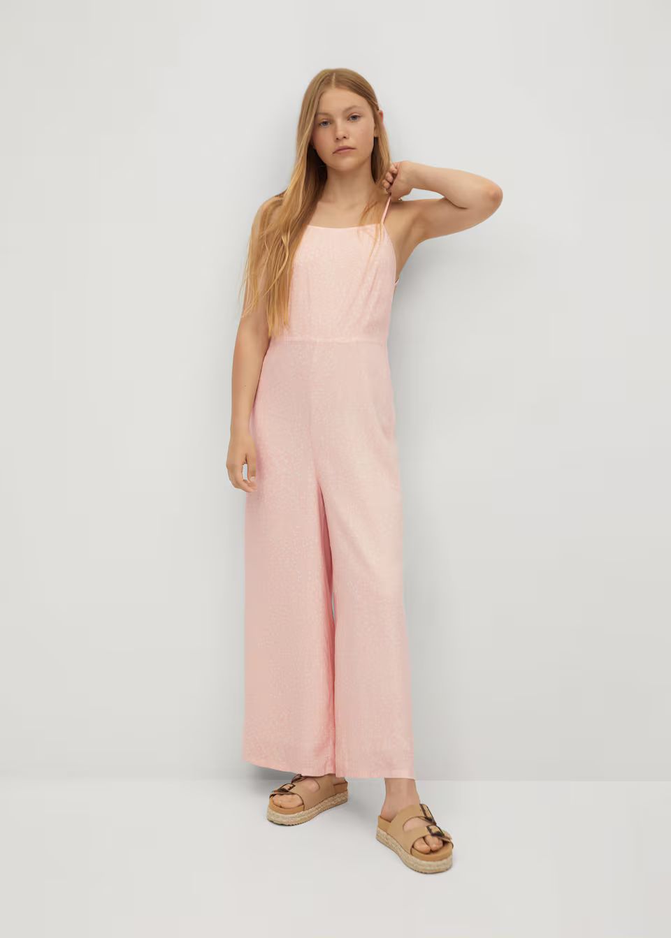 Floral long jumpsuit | MANGO (US)