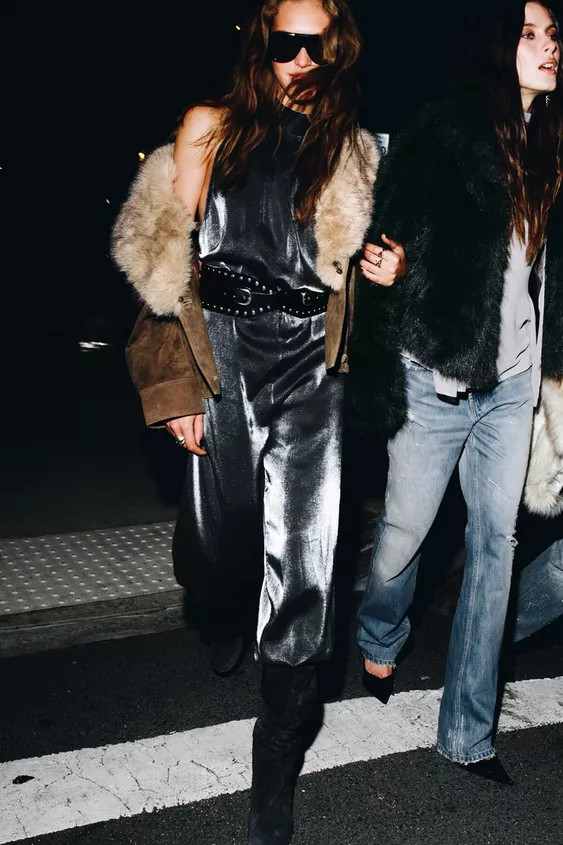 HALTER BALLOON JUMPSUIT | Zara US