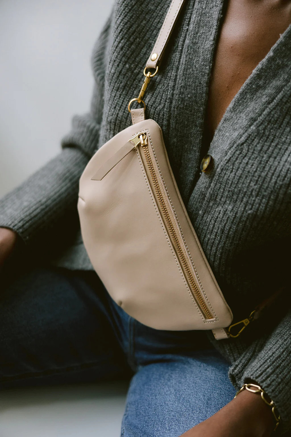 Sling Bag, Gardenia | Abby Alley
