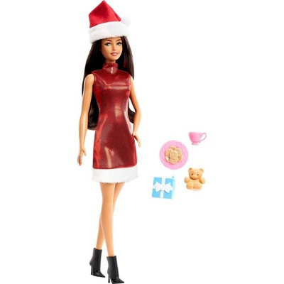 Barbie Santa Doll, Brunette, Holiday Accessories, Kids 3 to 8 Years Old | Target