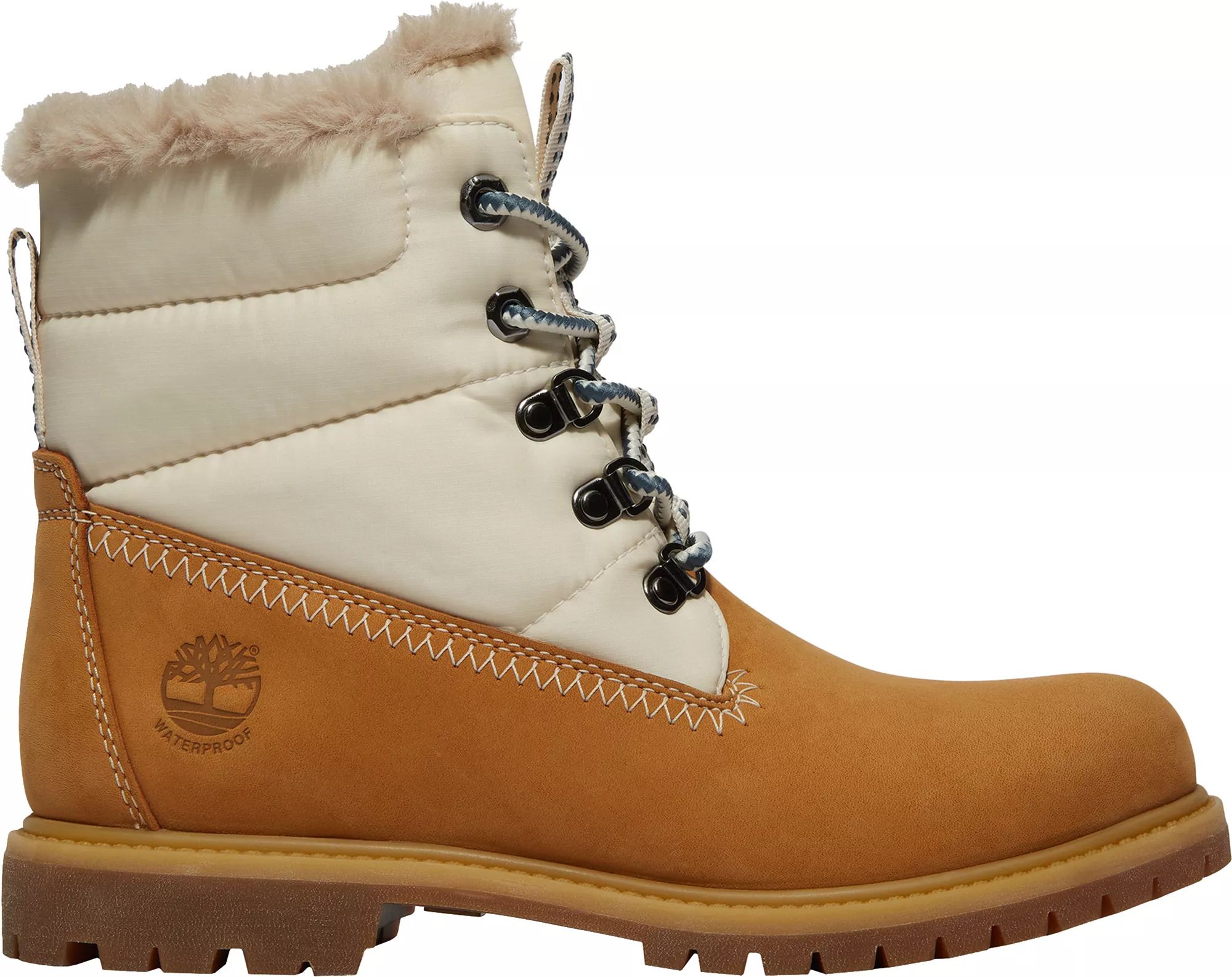 Timberland Women's 6'' Premium Puffer Waterproof Winter Boots, Size 8.5, Wheat | Dick's Sporting Goods