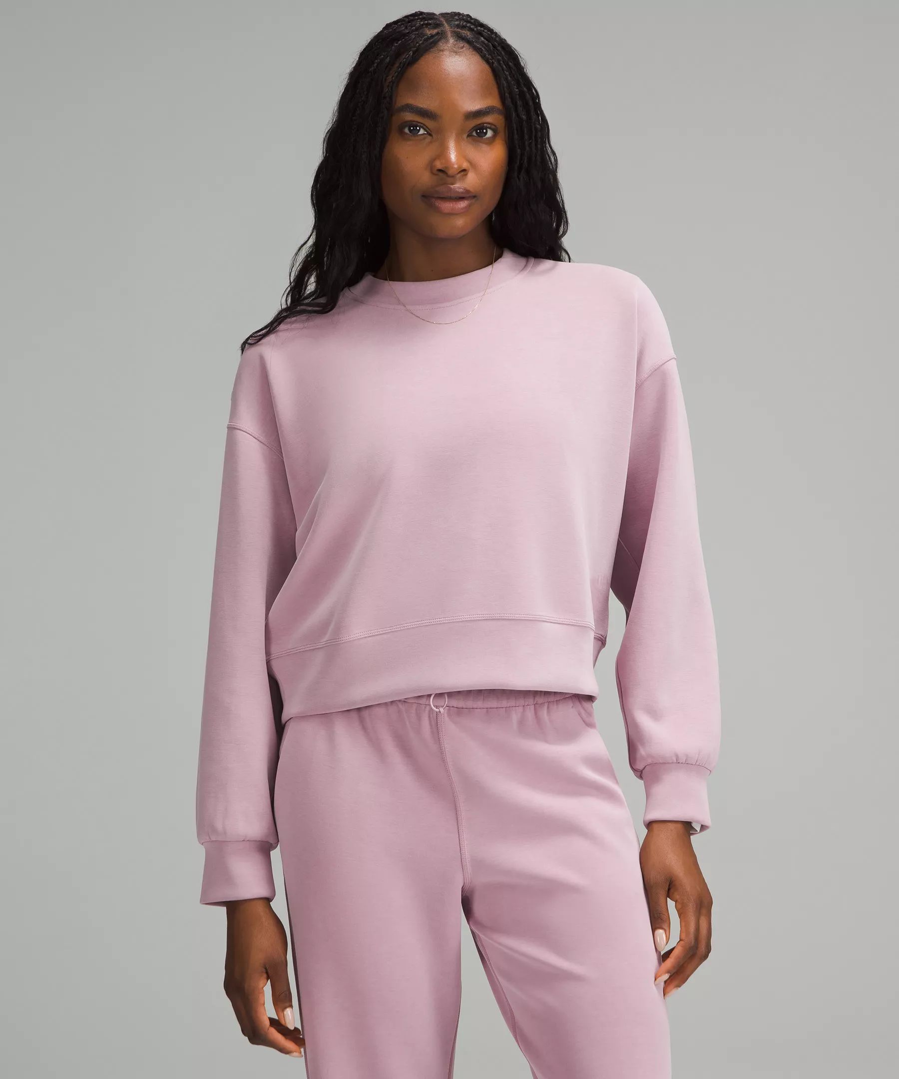 Softstreme Perfectly Oversized Cropped Crew | Lululemon (US)