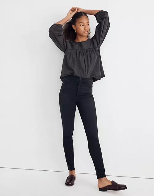 11" High-Rise Roadtripper Supersoft Skinny Jeans in Lakedale Wash | Madewell