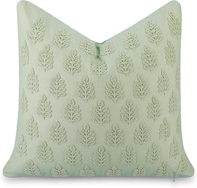 Crumbs Home Modern Farmhouse California Casual Indoor Outdoor Throw Pillow Cover, 20"x20" Water R... | Amazon (US)