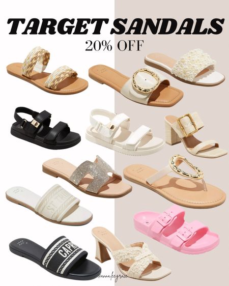 Target sandals 20% off right now!! 

#LTKSaleAlert #LTKFindsUnder50 #LTKStyleTip