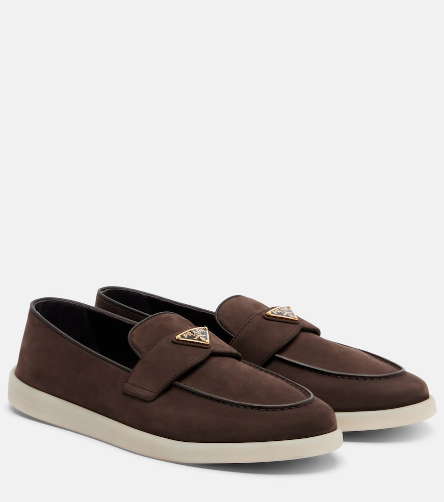 Prada Suede penny loafers | Mytheresa (US/CA)