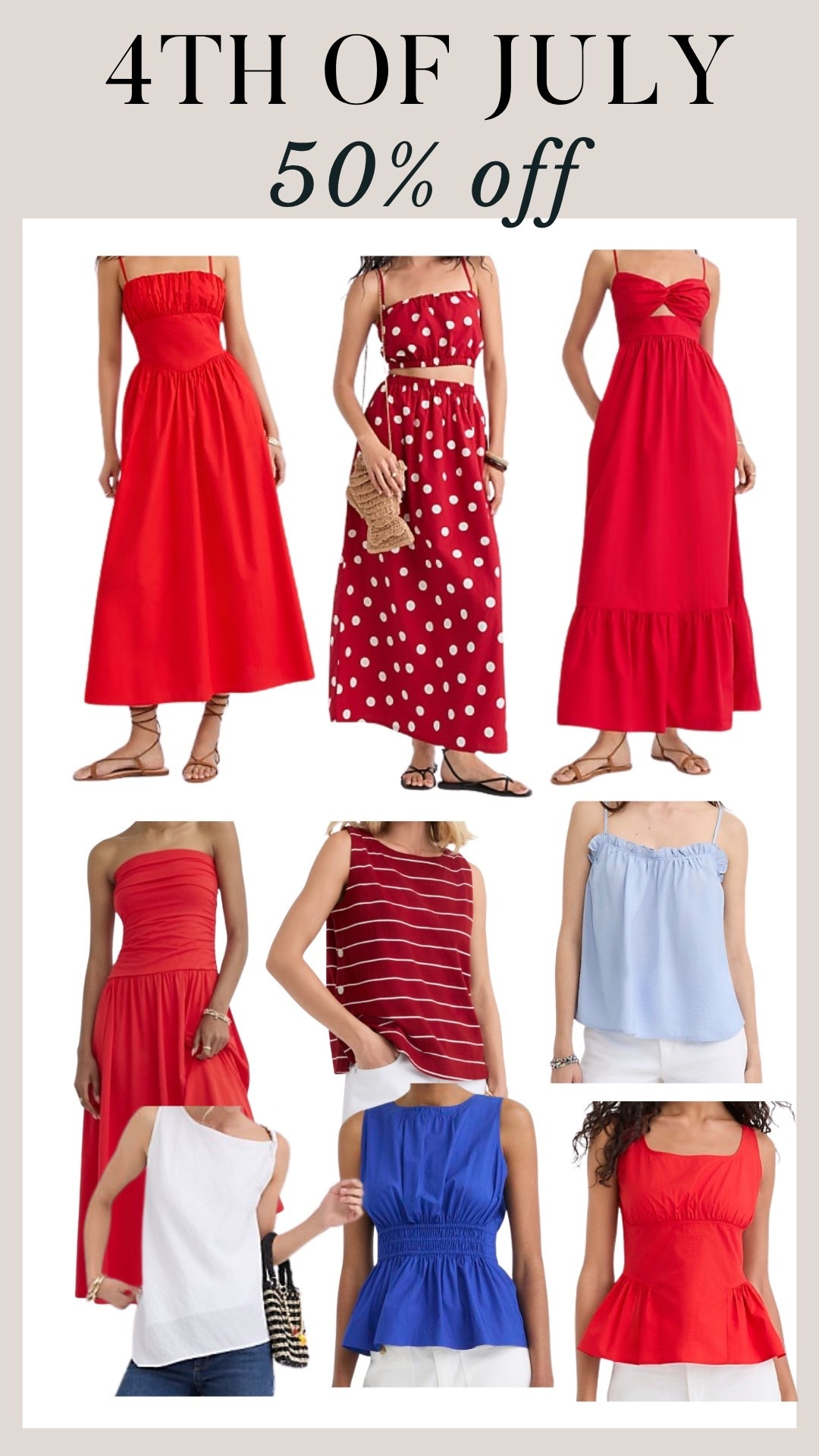 4th of July 50% off sale at Loft

#LTKootd #LTKgrwm #LTKSaleAlert