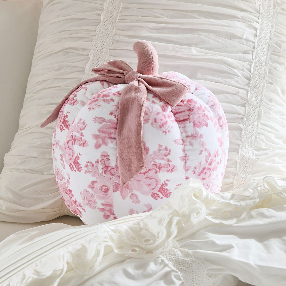 LoveShackFancy Damask Pumpkin Pillow | Pottery Barn Teen