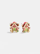 Disney Mickey Mouse Gingerbread House Earrings - Gingerbread House | BaubleBar
