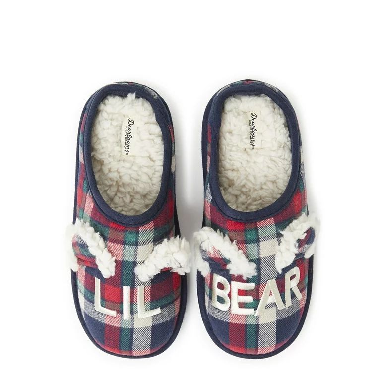 Dearfoams Cozy Comfort Kids Lil Bear Clog Slippers | Walmart (US)