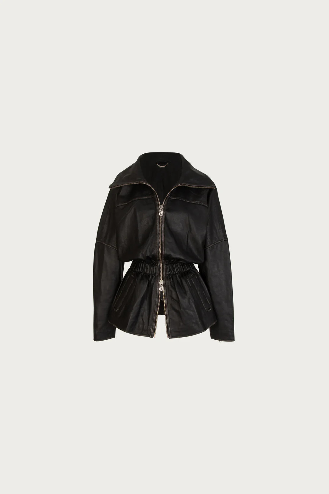 The Leather Parka (Black) | SAME