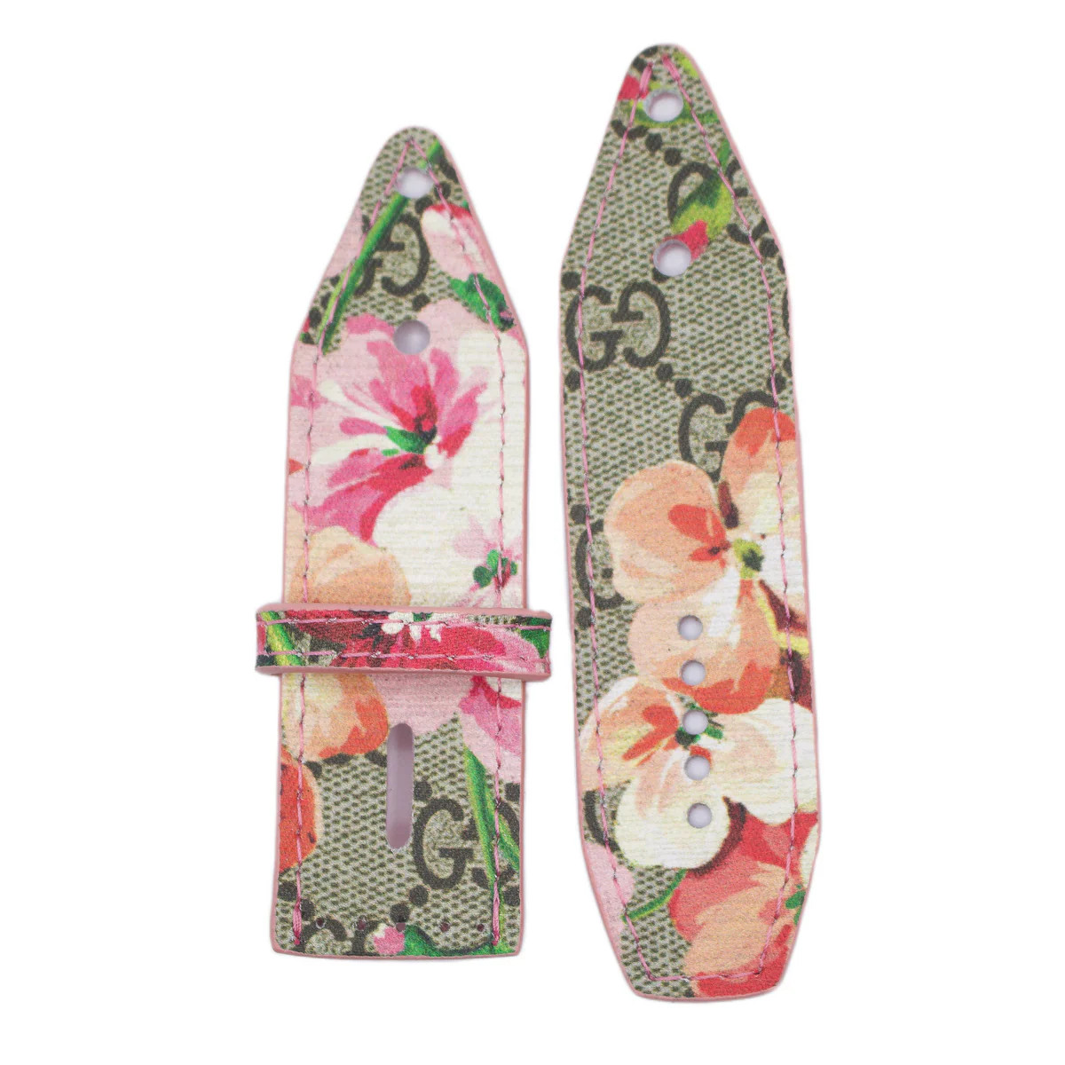 Upcycled Pink GG Blooms with Bubblegum Sivella Watchband (Size 2) | Sparkl