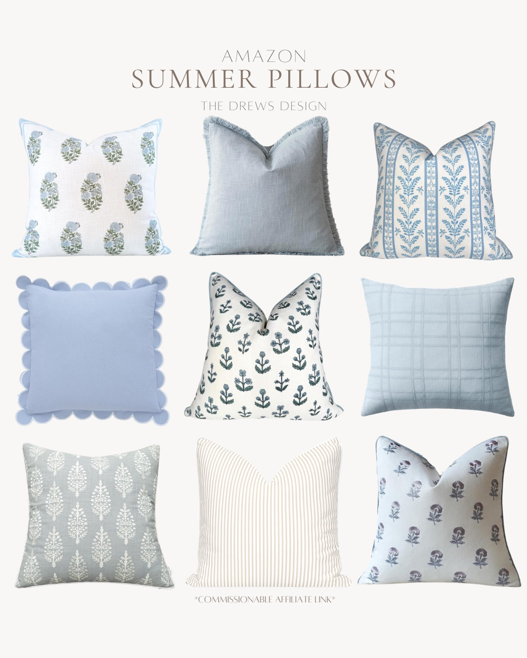 Summer throw pillows perfect for a summer refresh!

Home decor, throw pillows, looks for less.

#LTKHome #LTKSeasonal #LTKvlog