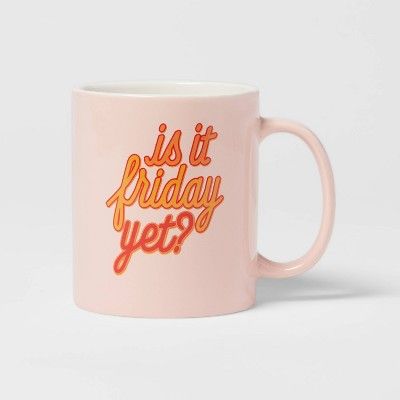 15oz Stoneware Is It Friday Yet Mug - Room Essentials™ | Target