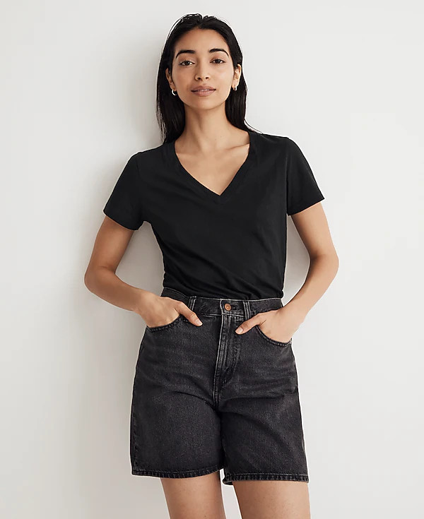 Whisper Cotton V-Neck Tee | Madewell | Madewell