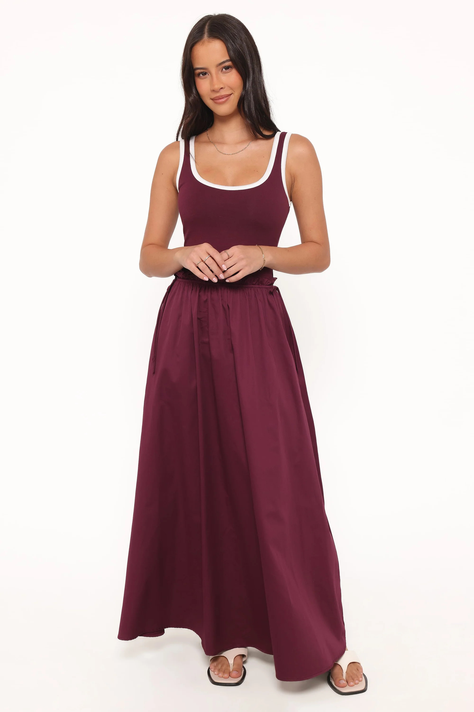 Finesse Maxi Dress - Burgundy | Petal & Pup (US)