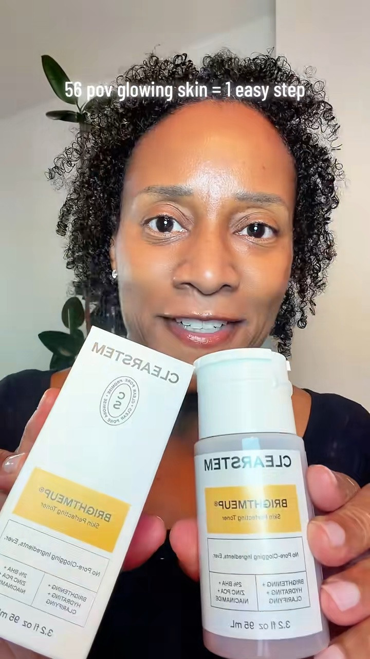 At 56, I’m all about simple steps that bring the glow. CLEARSTEM BRIGHTMEUP is making this one easy.

#LTKBeauty #LTKOver40 #LTKgrwm