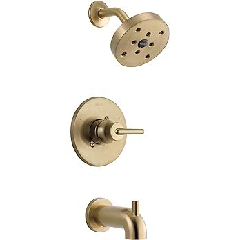 Delta Faucet Trinsic 14 Series Single-Function Tub and Shower Trim Kit with Single-Spray H2Okinet... | Amazon (US)