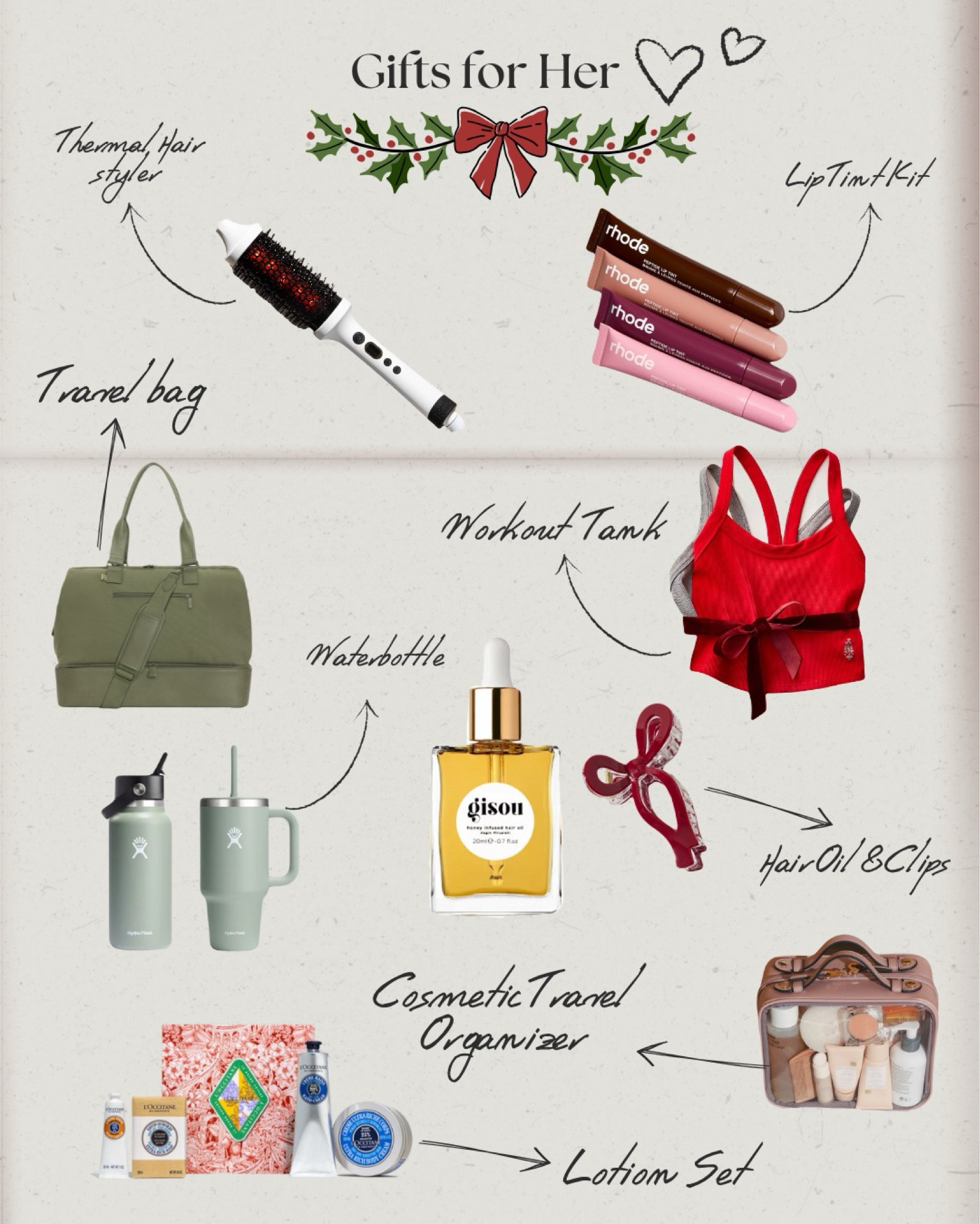 Holiday Gift Guide: For Her! All of the essentials or stocking stuffers that she needs! Take advantage of Cyber Monday :) Happy Shopping. 

#LTKCyberWeek #LTKGiftGuide #LTKHoliday