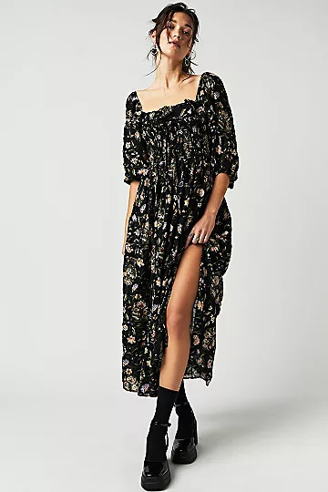 Oasis Printed Midi Dress | Free People (Global - UK&FR Excluded)