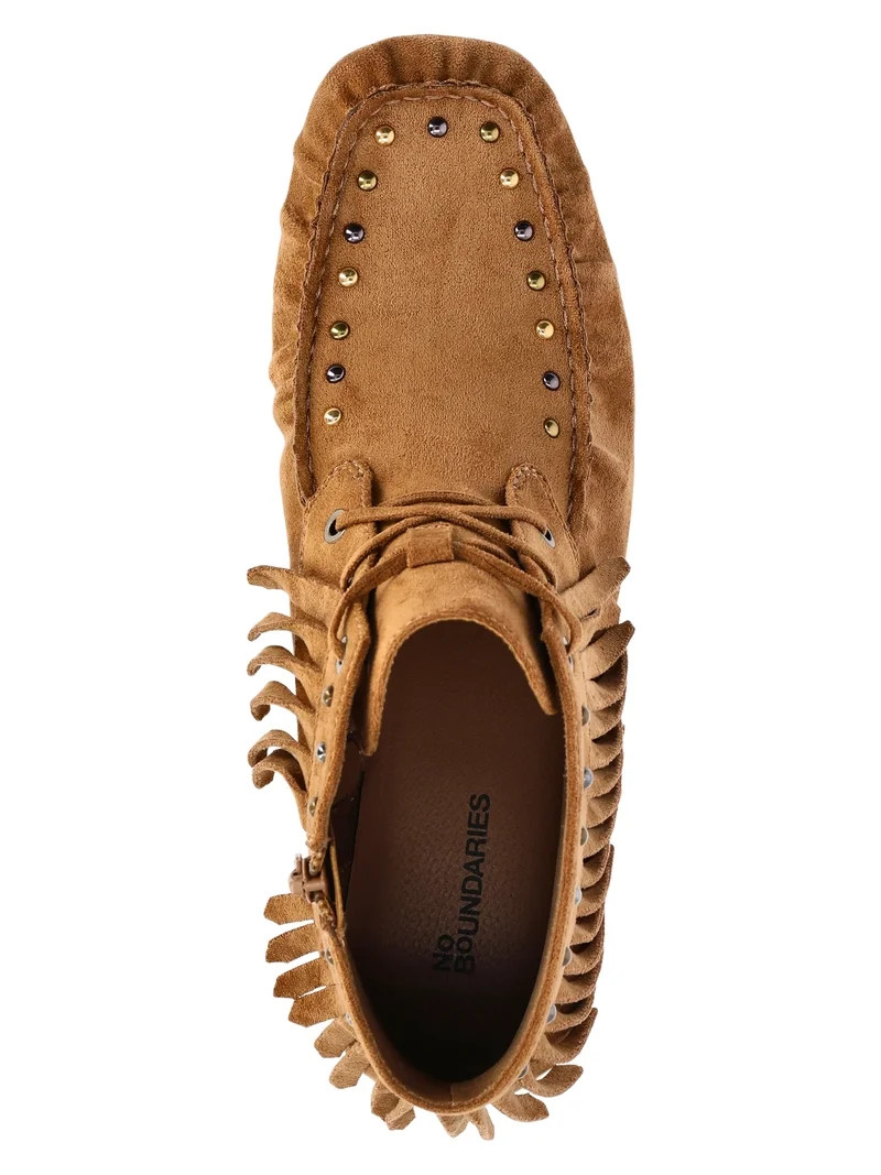No Boundaries Women's Moccasin Booties | Walmart (US)