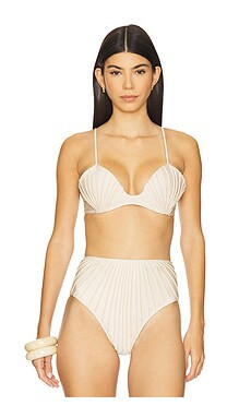 Shani Shemer Clio Bikini Top in Macademia from Revolve.com | Revolve Clothing (Global)