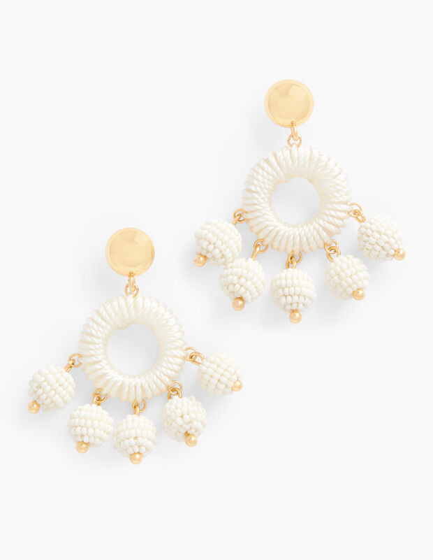 Thread Wrap Statement Earrings | Talbots
