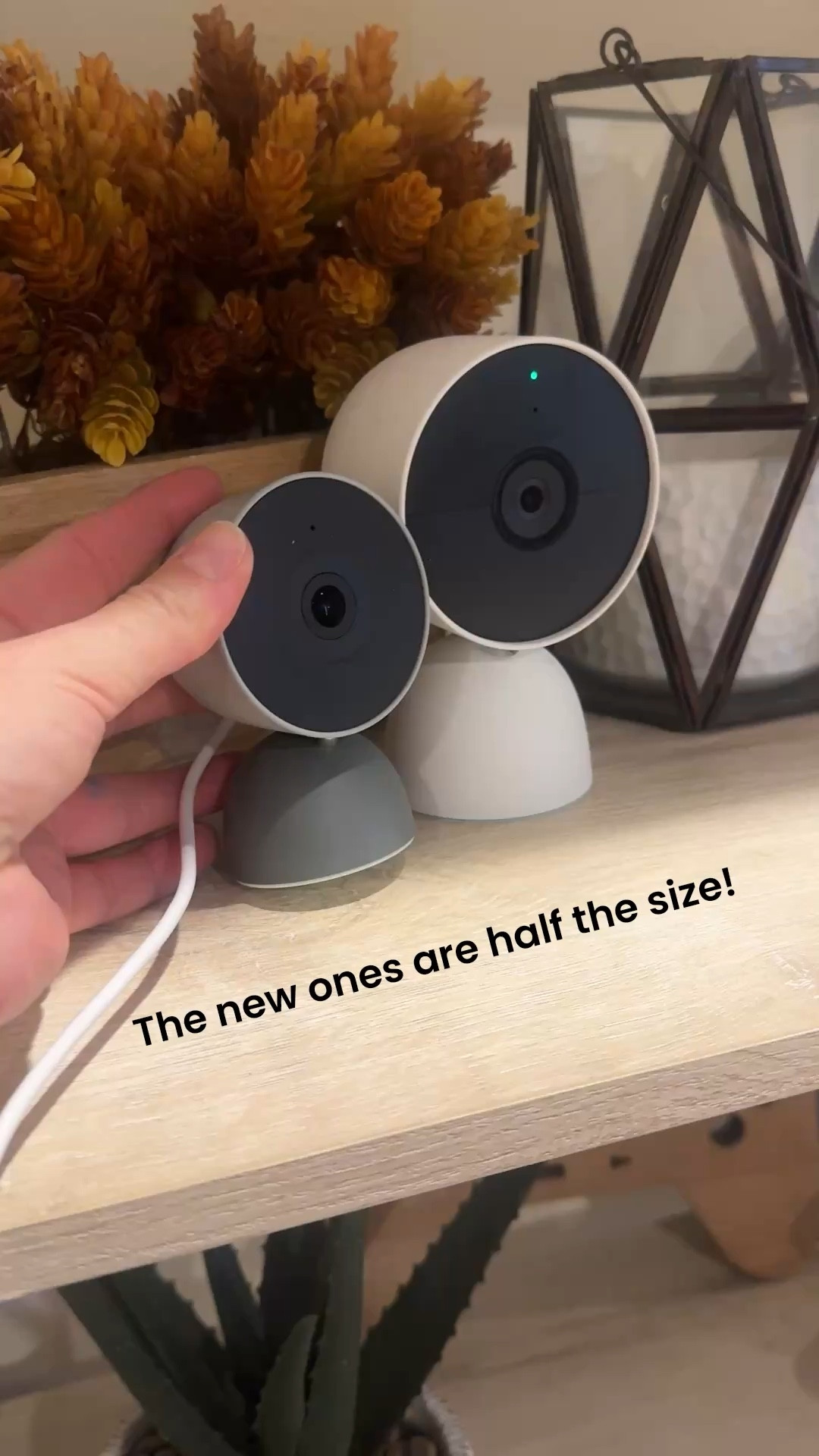I told you they’re half the size now! Google nest cameras have been my favorite for years. We got our first maybe 13 years ago and they have done nothing but improve! 

#LTKmomlife #LTKHome #LTKKids