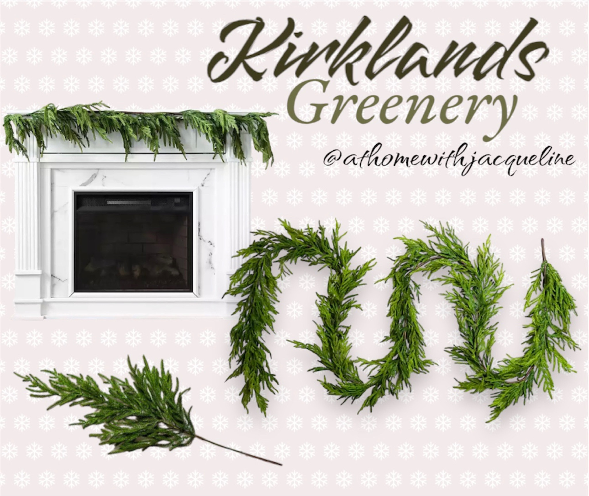 Viral greenery and garland from Kirklands. Christmas stems  

#LTKSeasonal #LTKHoliday #LTKHolidaySale