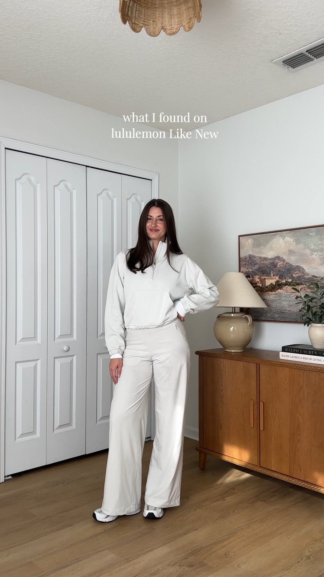 #ad Loving what I found on @lululemon Like New 🤍 code: KRISTINE10 trying to be more intentional about daily movement lately, so these pieces have been perfect!

Everything was in excellent condition and happy to give them a second a life! #lululemoncreator #lululemonlikenew 
Wearing:
- Align Palazoo Pant with All It Takes Back-Twist Ribbed Long Sleeve Shirt
- Brushed Softstream Half Zip with Swift Mid-Rise Wide-Leg Pant 
- Groove Nulu Super-High-Rise Flared Pant with All It Takes Back-Twist Ribbed Long Sleeve Shirt #LTKFindsUnder100 

#LTKActive #LTKootd