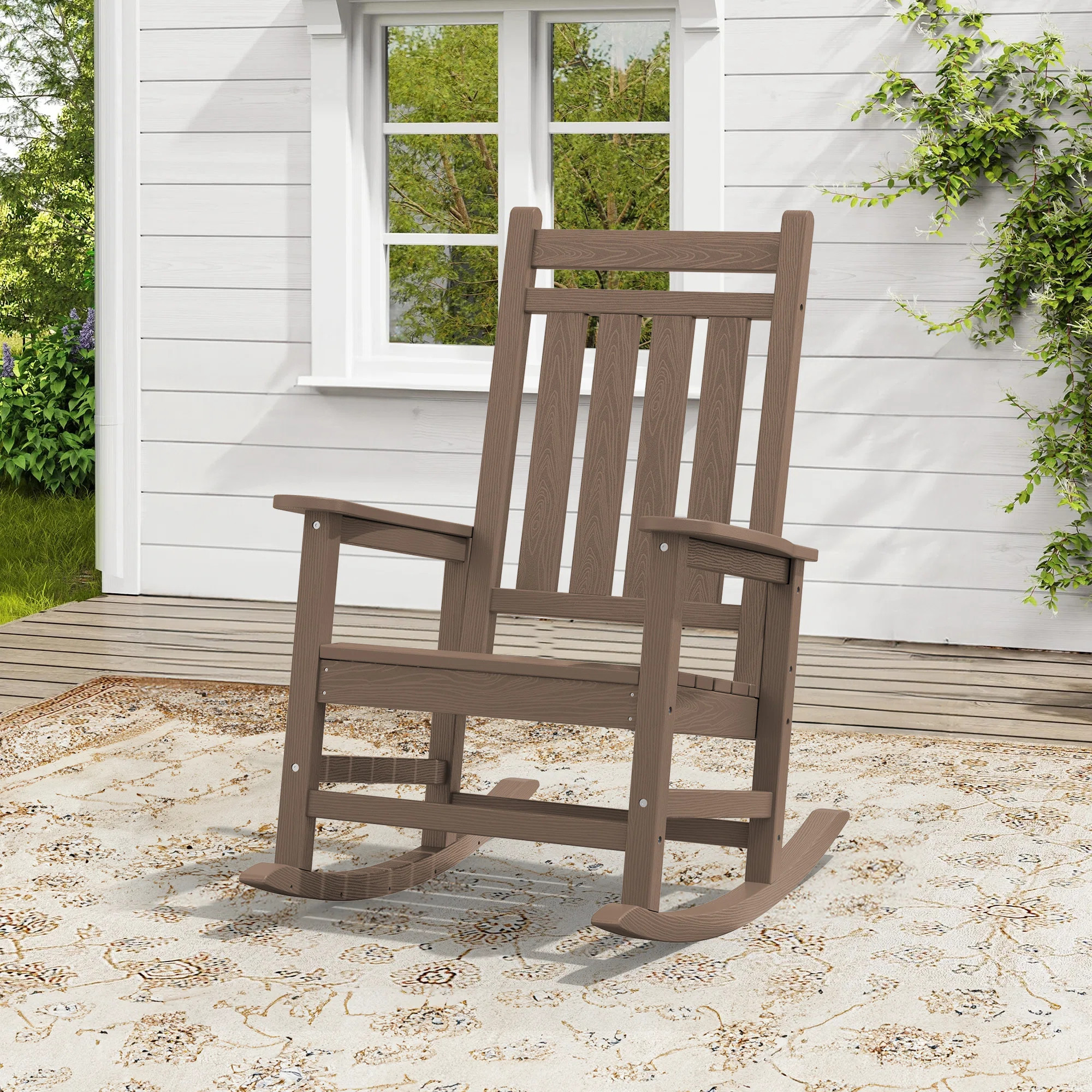 Wolak HDPE Rocking Adirondack Chair | Wayfair North America