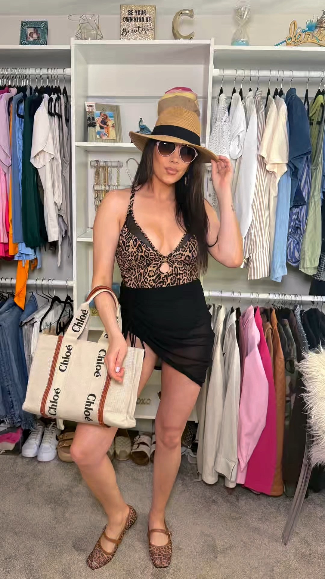 The ultimate summer staple. 🐆 

@popilush combined a gorgeous swim look with built-in tummy control shapewear, and I am officially obsessed.