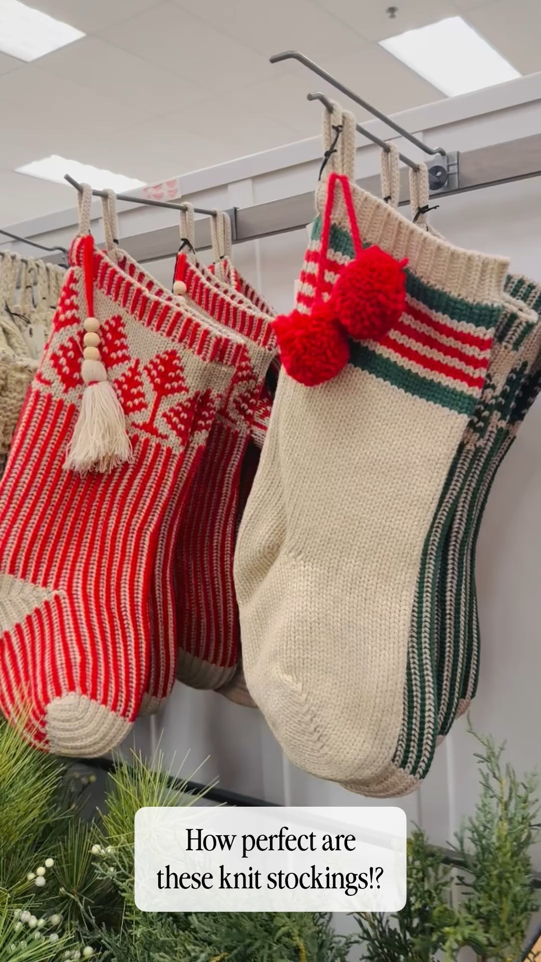 I love the knit on these stockings! Definitely a nostalgic feel! 

#LTKHoliday #LTKHome #LTKSeasonal