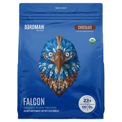 Birdman Falcon Protein Plant-Based Protein Powder – Chocolate Flavor – 3.9 lb | Target