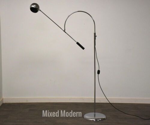 Robert Sonneman ‘Orbiter’ Chrome Mid Century Modern Floor Lamp | eBay US