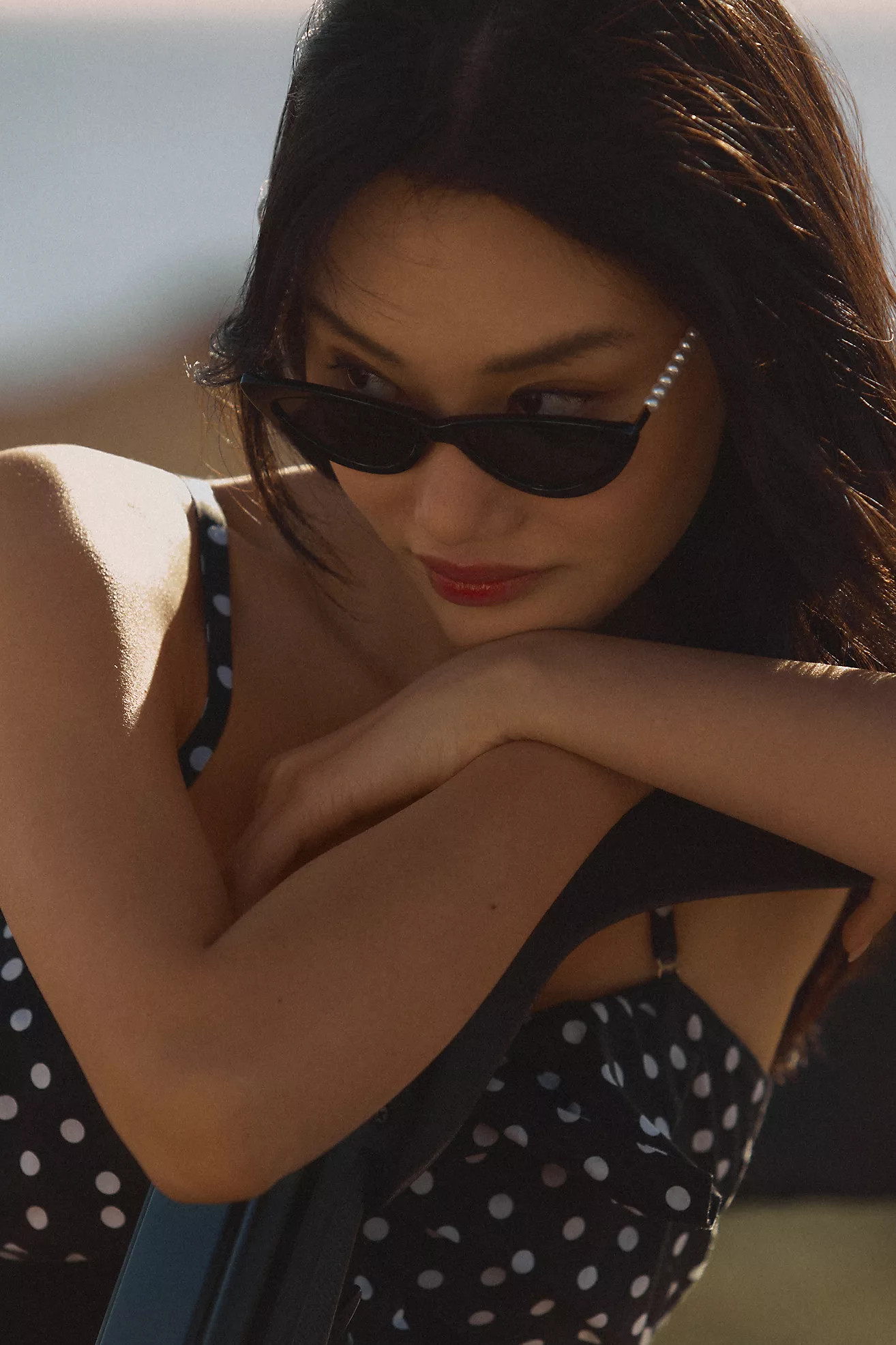 Pearl Cat-Eye Sunglasses | Anthropologie (US)