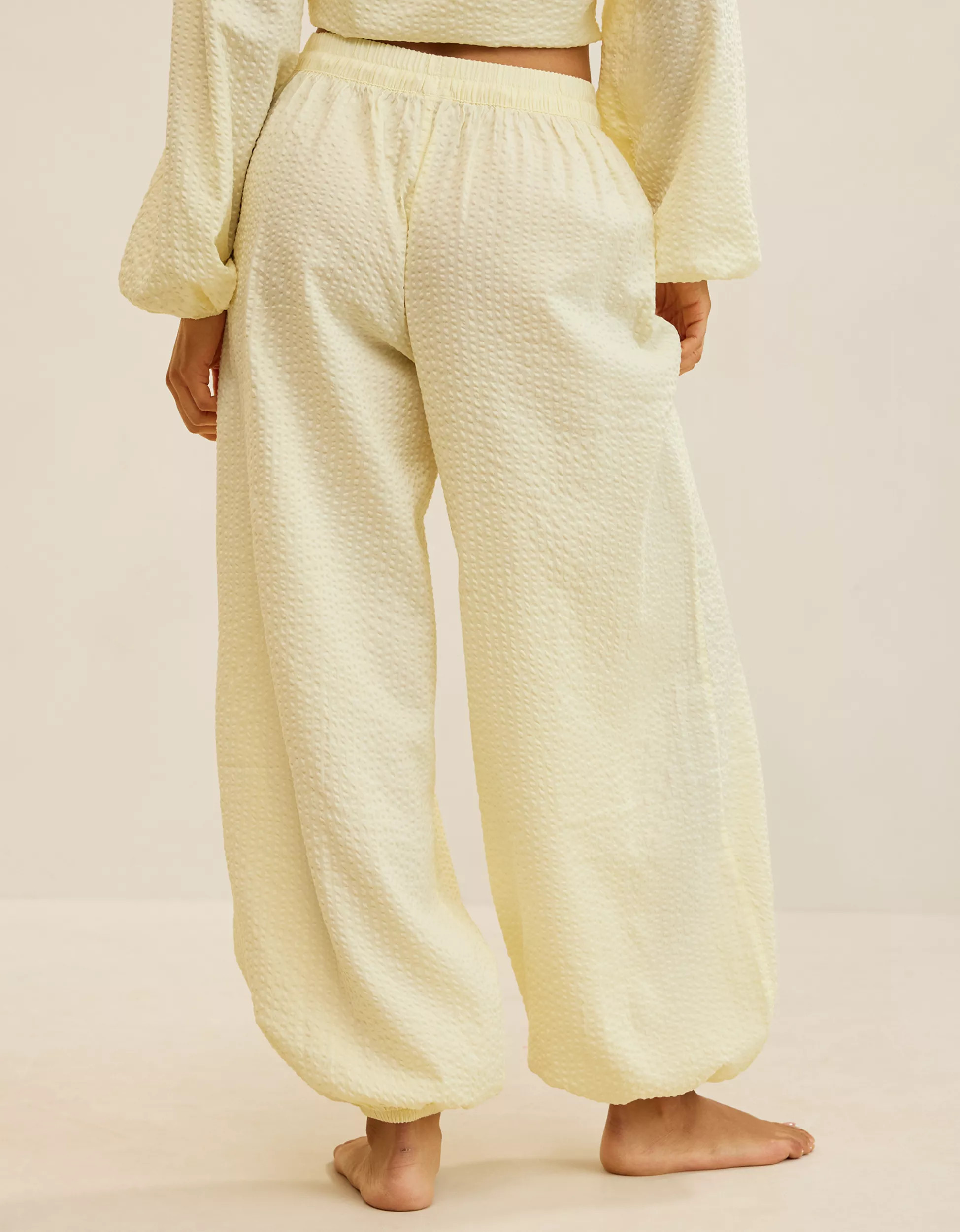 Aerie Seersucker Balloon Pant | Aerie