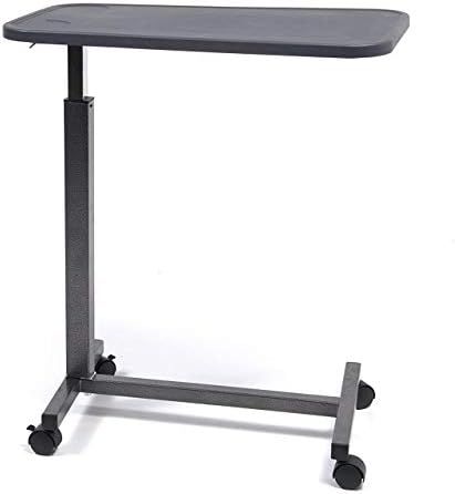 Lumex Modern Overbed Table with Wheels - 28-41" Adjustable Height for Hospital Bed & Home Bedside... | Amazon (US)